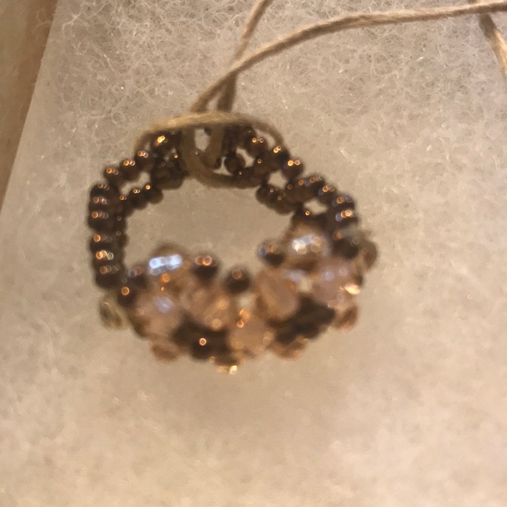 Autumn blossum ring, handcrafted in India - Picture 2 of 3